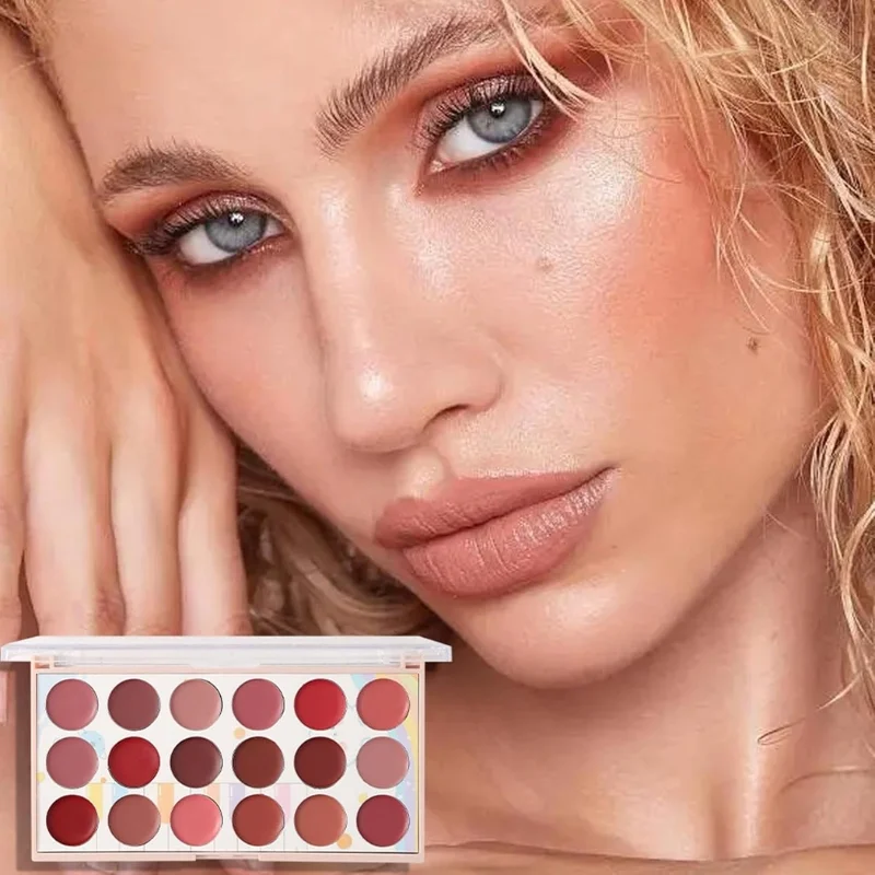 Moccallure Professional 18-Colors Lipstick Kit | Long-Lasting, Hydrating & Compact Makeup Palette - Image 5
