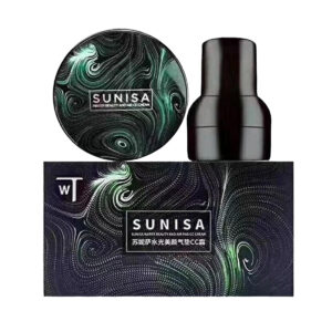 Products SUNISA 3-in-1 Air Cushion CC & BB Cream | Waterproof Moisturizing Foundation with Sponge