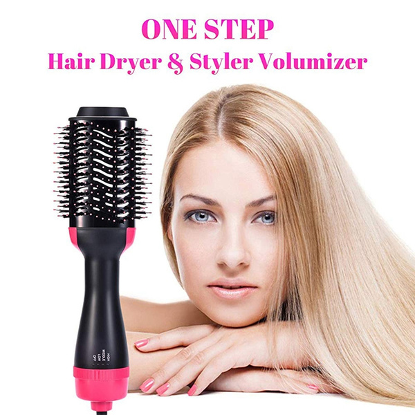 3-in-1-one-step-hot-air-brush-dryer-styler-2-2_1728995372.jpg One Step Hot Air Brush | 3-in-1 Dryer, Straightener & Volumizer for Effortless Styling - Image 5