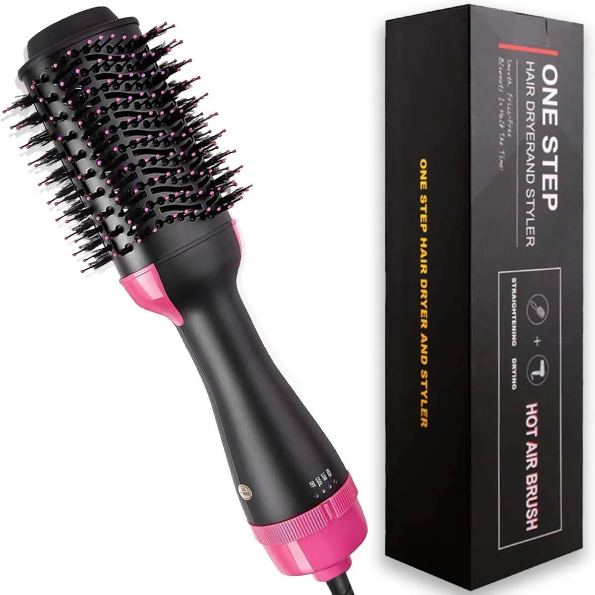87d49a2d24649ba9d2a8da5fd58b9d68.jpeg_2200x2200q80.jpg__1728995372.webp One Step Hot Air Brush | 3-in-1 Dryer, Straightener & Volumizer for Effortless Styling