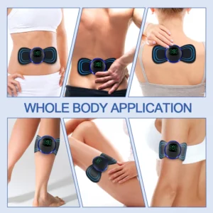 Products EMS Butterfly Portable Neck Massager | Mini Full-Body Muscle Relaxer