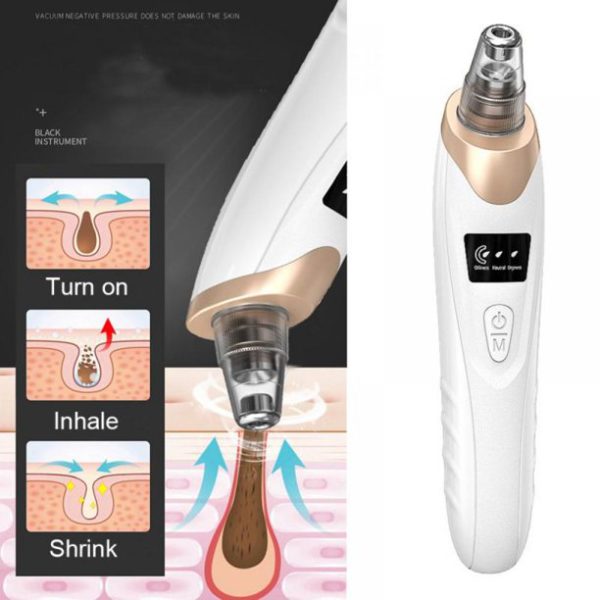 electric-suction-blackhead-instrument-home-beauty-instrument-blackhead-pore-cleaning-7-7_1727602109.jpg Blackhead Suction Remover Portable Pore Cleaner with LED Display and Multiple Suction Levels - Image 2