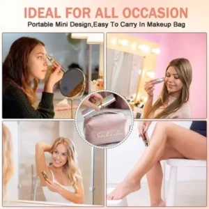 Products Flawless 2-in-1 Eyebrow Trimmer | Rechargeable Hair Remover with USB Charging Cable & Cleaning Brush