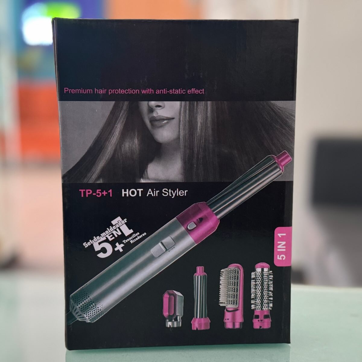 5-in-1 Electric Hair Dryer Brush Kit | Blow Dryer, Straightener, Curler & Volumizer Styling Tool - Image 10