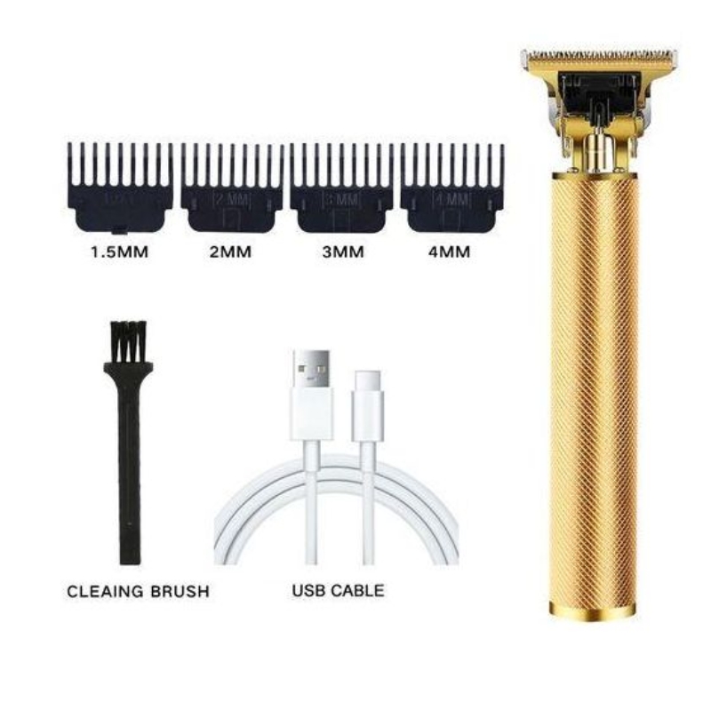 Professional T9 Hair & Beard Trimmer | Semi-Metal Body | Rechargeable Cordless Precision Clipper - Image 6