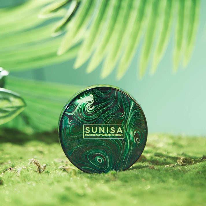 SUNISA 3-in-1 Air Cushion CC & BB Cream | Waterproof Moisturizing Foundation with Sponge - Image 5